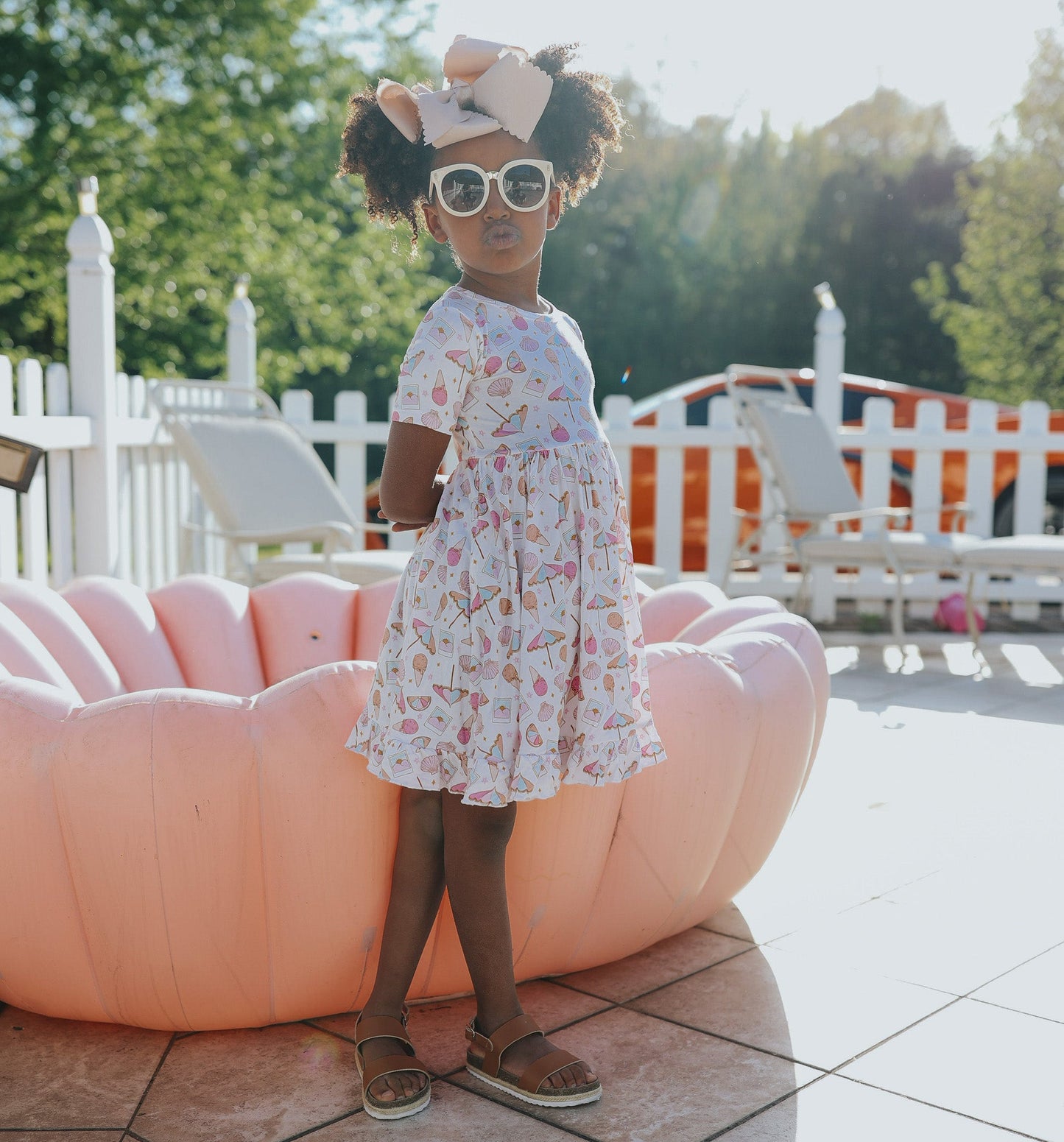 SUMMER DREAMIN' DREAM RUFFLE DRESS