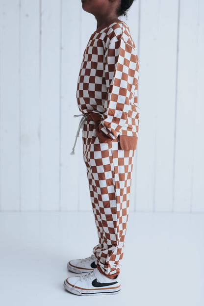 COPPER CHECKERS DREAM JOGGER