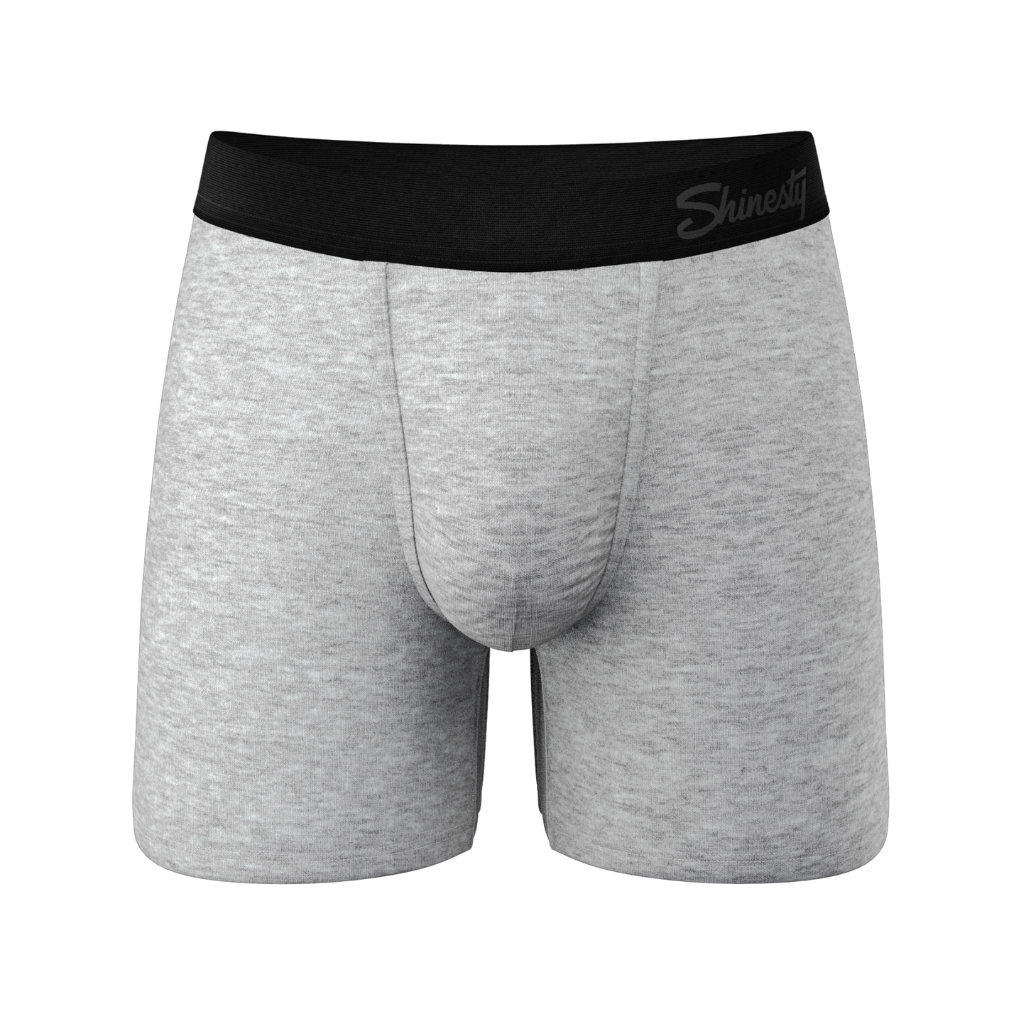 The Gray Area | Heather Grey Ball Hammock® Boxer and Cheeky Matching Couples Underwear 2 Pack