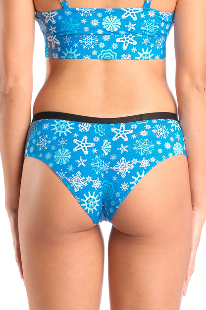 The Melt In Your Mouth | Glow In The Dark Naughty Snowflakes Cheeky Underwear