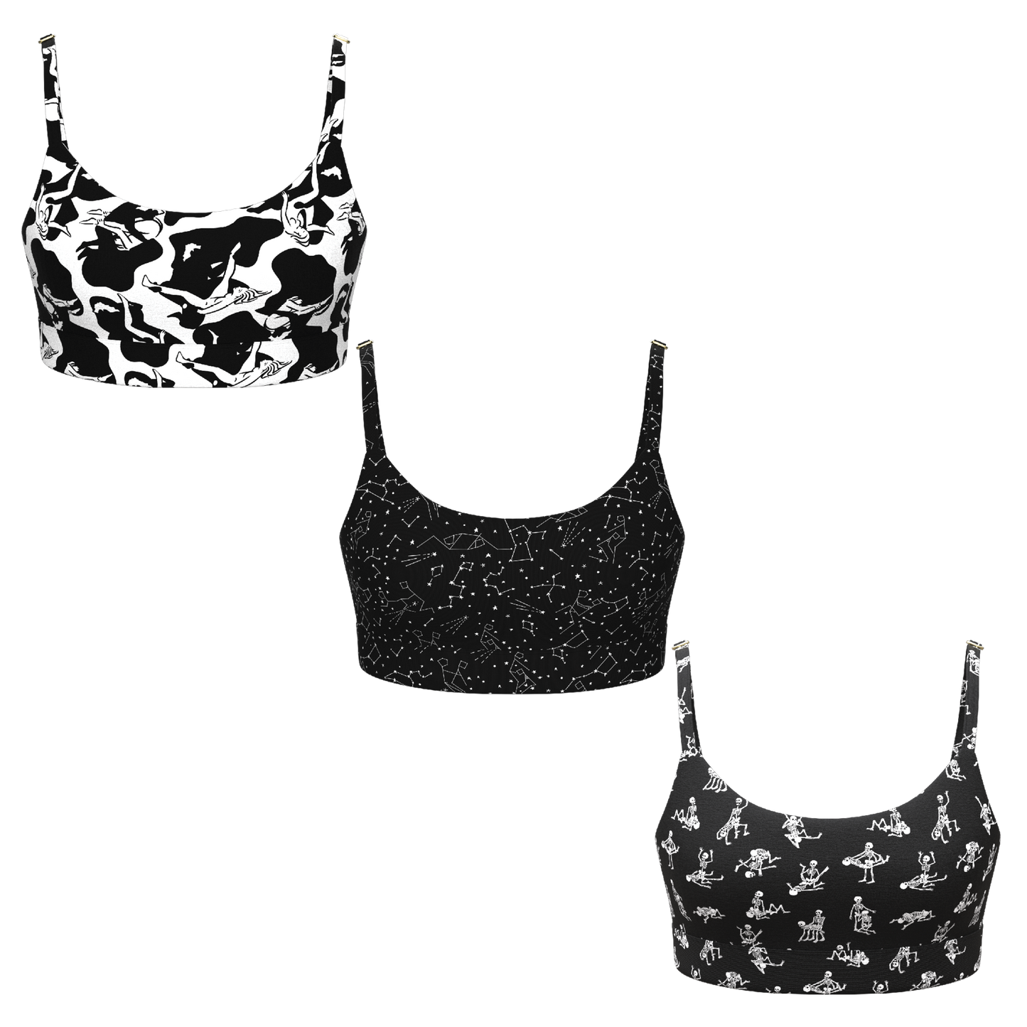 The Naughty August | Women's Bralette 3 Pack