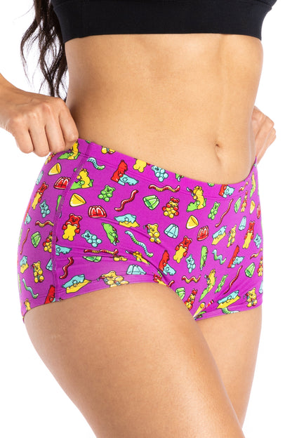 The Naughty Bears | Gummy Bear Modal Boyshort Underwear