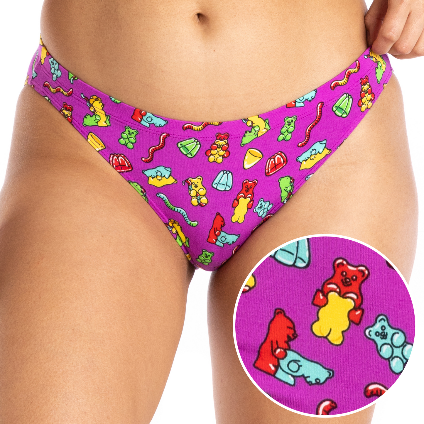 The Naughty Bears | Gummy Bear Modal Bikini Underwear