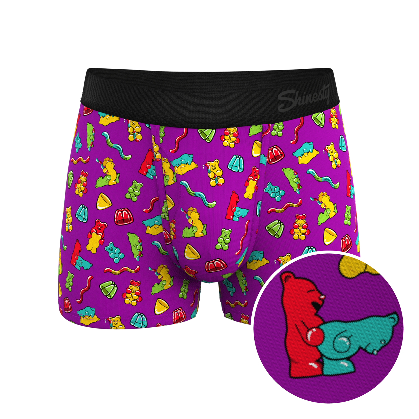 The Naughty Bears | Gummy Bear Ball Hammock® Pouch Trunks Underwear