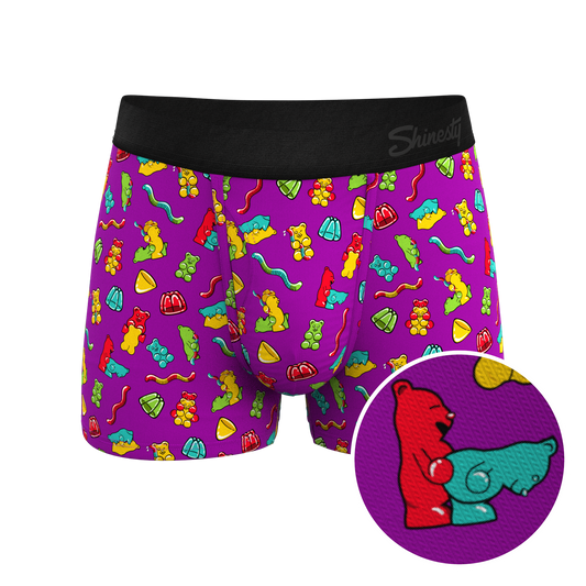 The Naughty Bears | Gummy Bear Ball Hammock® Pouch Trunks Underwear