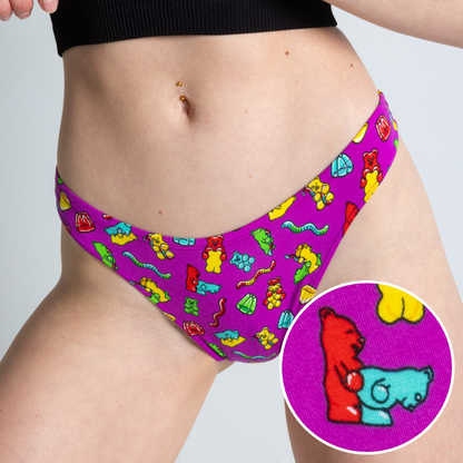 The Naughty Bears | Gummy Bears MicroModal Thong