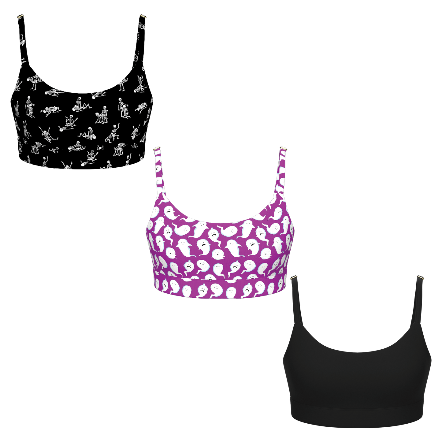 The Naughty Halloween | Women's Bralette 3 Pack