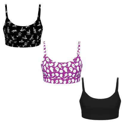 The Naughty Halloween | Women's Bralette 3 Pack