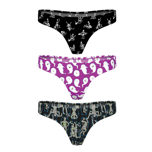 The Naughty Halloween | MicroModal Thong 3 Pack