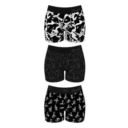 The Naughty August | Women’s Boxers 3 Pack