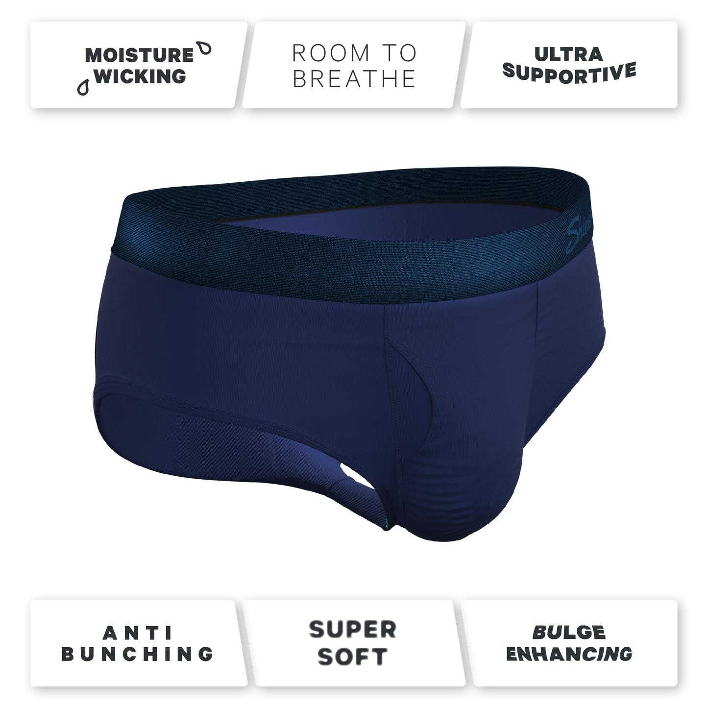 The Navy Jones | Tonal Navy Ball Hammock® Pouch Underwear Briefs