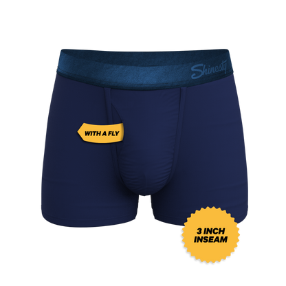 The Navy Jones | Tonal Navy Ball Hammock® Pouch Trunks Underwear