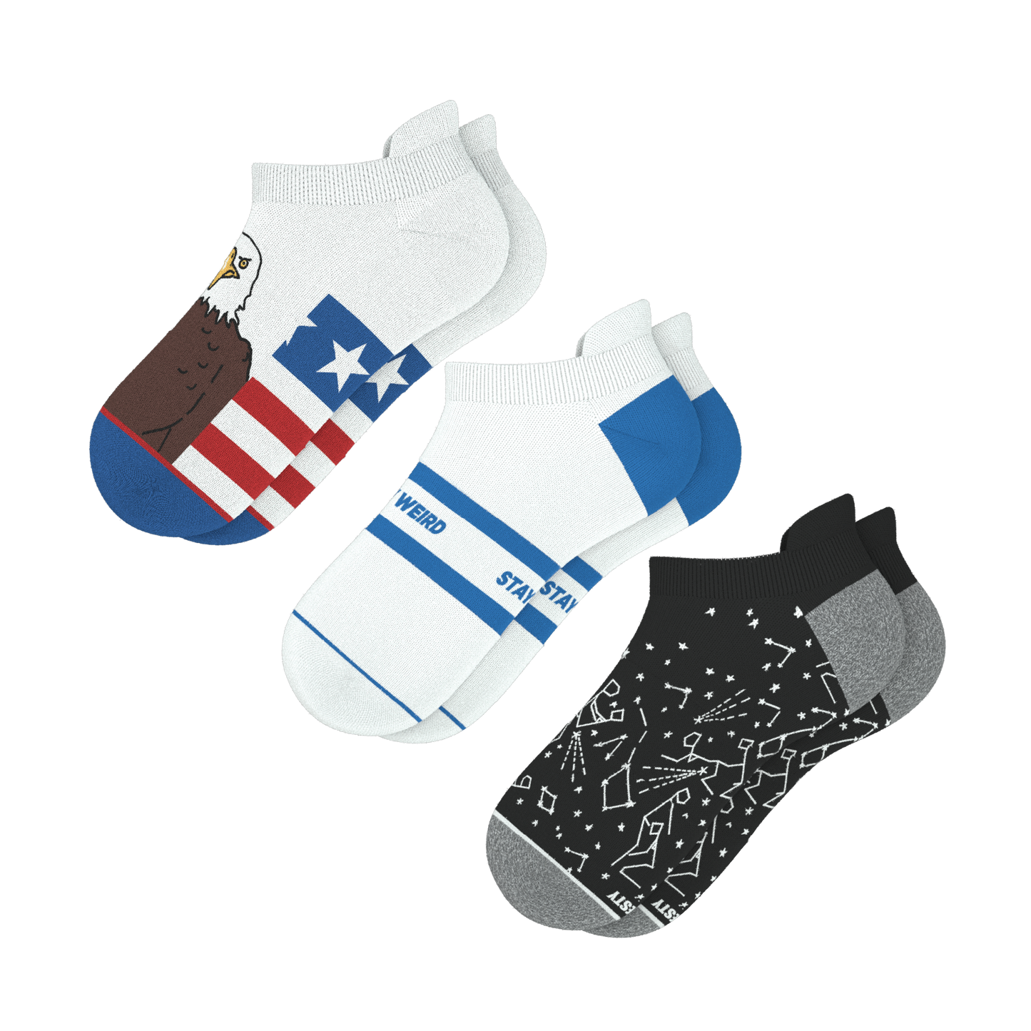 The Necessities | Heel Hammock™ Ankle Socks 3 Pack