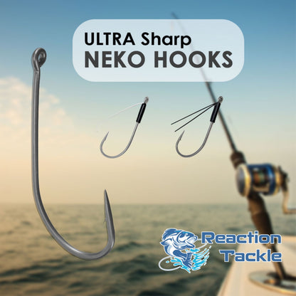 Reaction Tackle Wacky Neko Hooks- 25 Pack