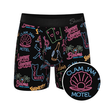 The Neon Dream | Vegas Signs Ball Hammock® Pouch Underwear With Fly