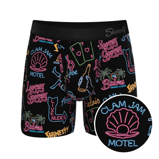 The Neon Dream | Vegas Signs Ball Hammock® Pouch Underwear With Fly