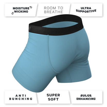 The Neptune | Slate Blue Ball Hammock® Pouch Underwear With Fly