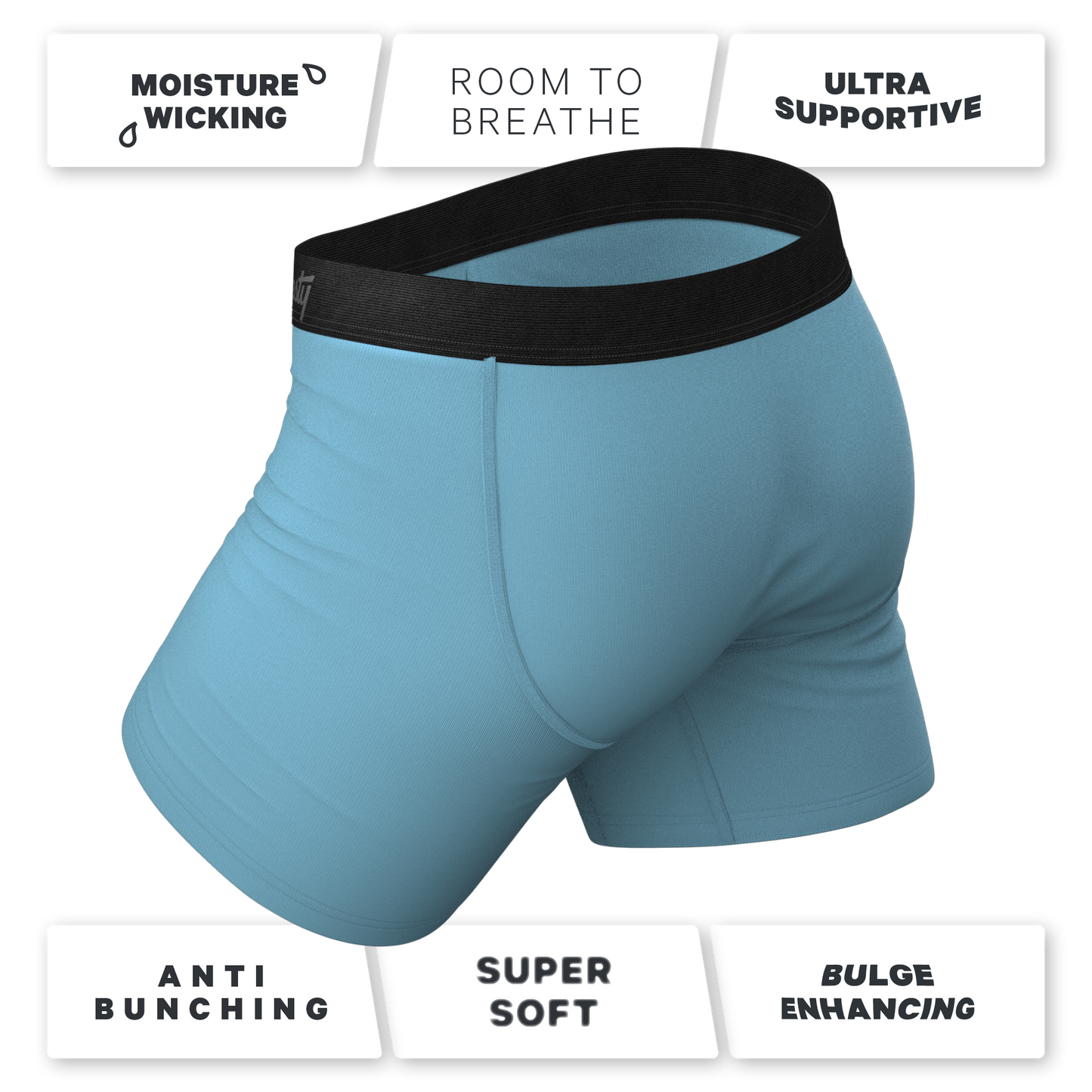 The Neptune | Slate Blue Ball Hammock® Pouch Underwear