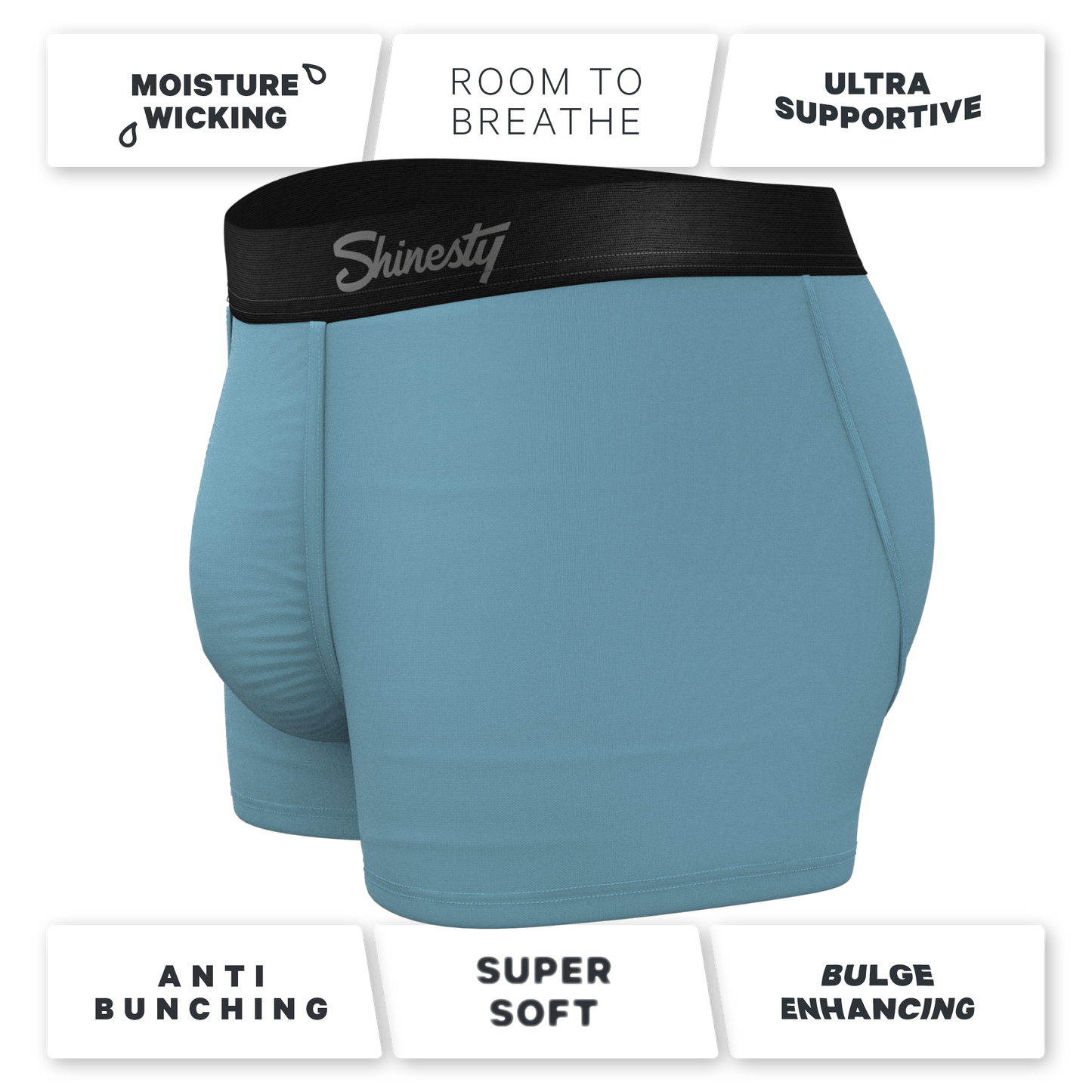 The Neptune | Slate Blue Ball Hammock® Pouch Trunks Underwear