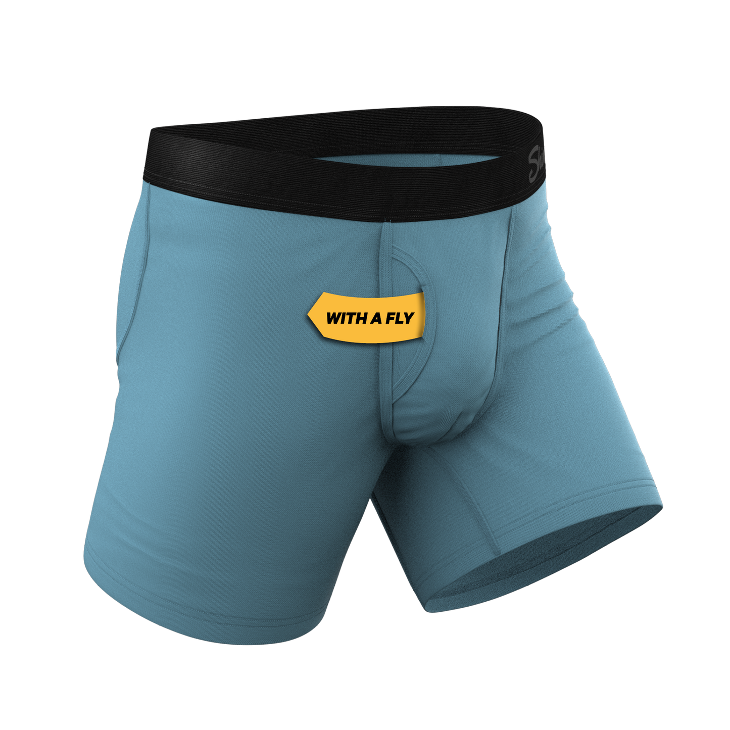 The Neptune | Slate Blue Ball Hammock® Pouch Underwear With Fly