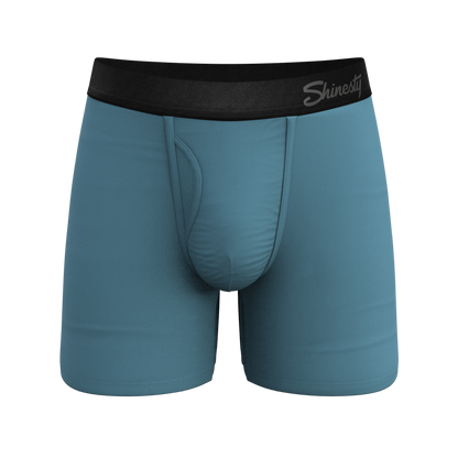 The Neptune | Slate Blue Ball Hammock® Pouch Underwear With Fly