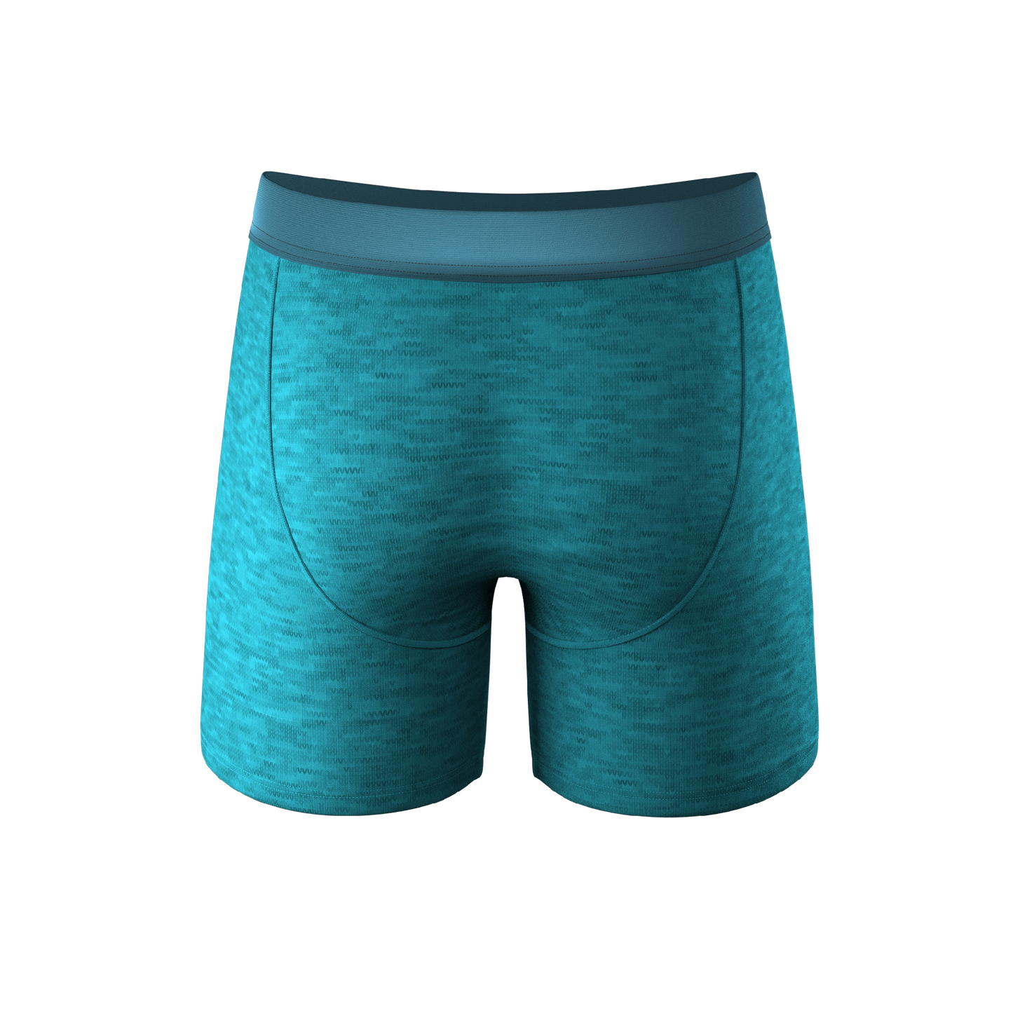 The Nerves of Teal | Teal Heather Ball Hammock® Pouch Underwear With Fly