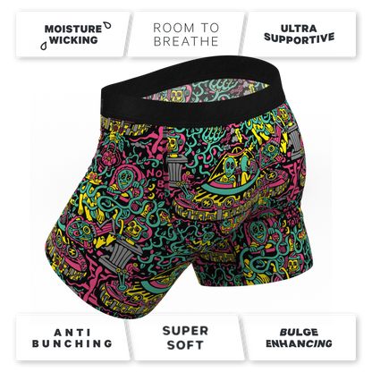 The No Bad Trips | Shinesty x Killer Acid Ball Hammock® Pouch Underwear With Fly