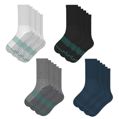 The Normal Dude | Heel Hammock™ Crew Socks 12 Pack