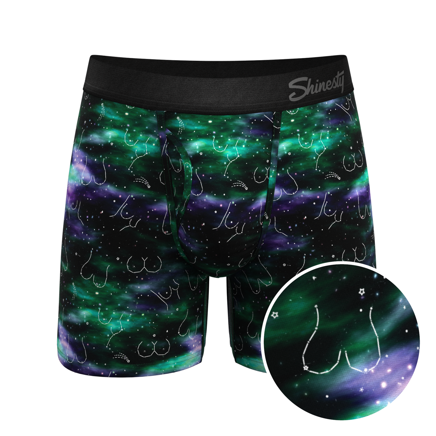 The Milky Way | Northern Lights Ball Hammock® Pouch Underwear With Fly