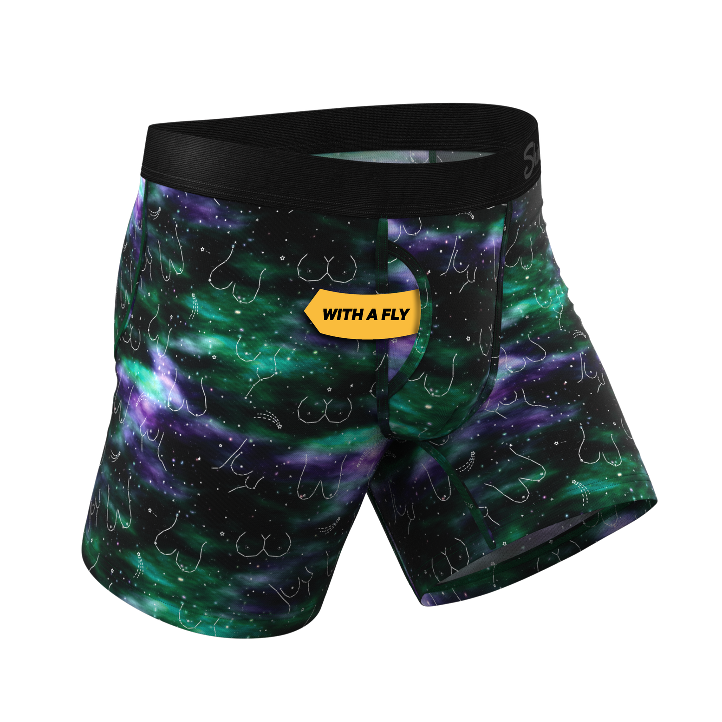 The Milky Way | Northern Lights Ball Hammock® Pouch Underwear With Fly