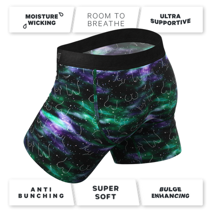 The Milky Way | Northern Lights Ball Hammock® Pouch Underwear With Fly