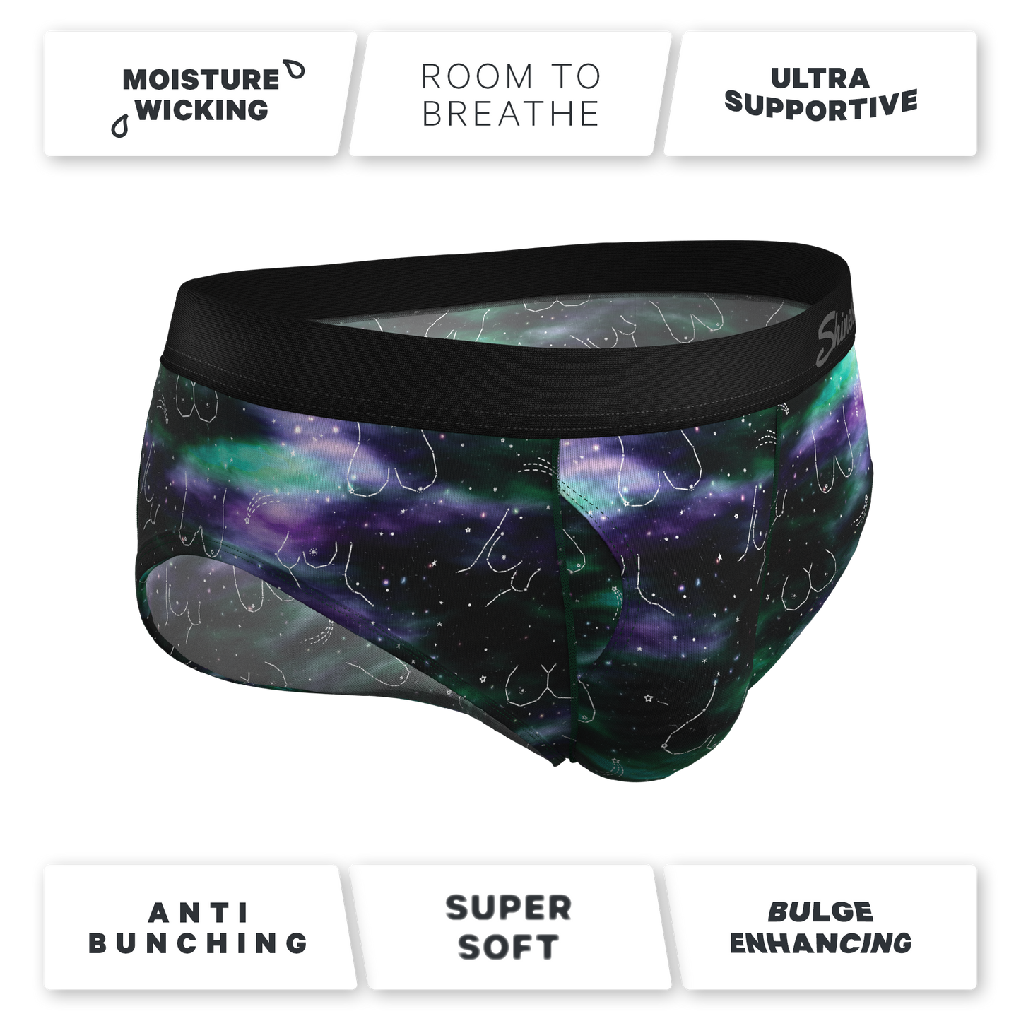 The Milky Way | Northern Lights Ball Hammock® Pouch Underwear Briefs