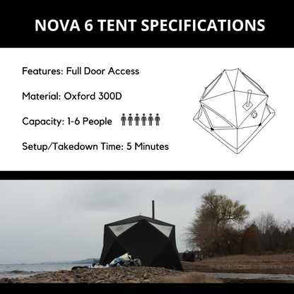 Portable Sauna Tent - Nova 6 Tent - 6 Person - Pro Bundle