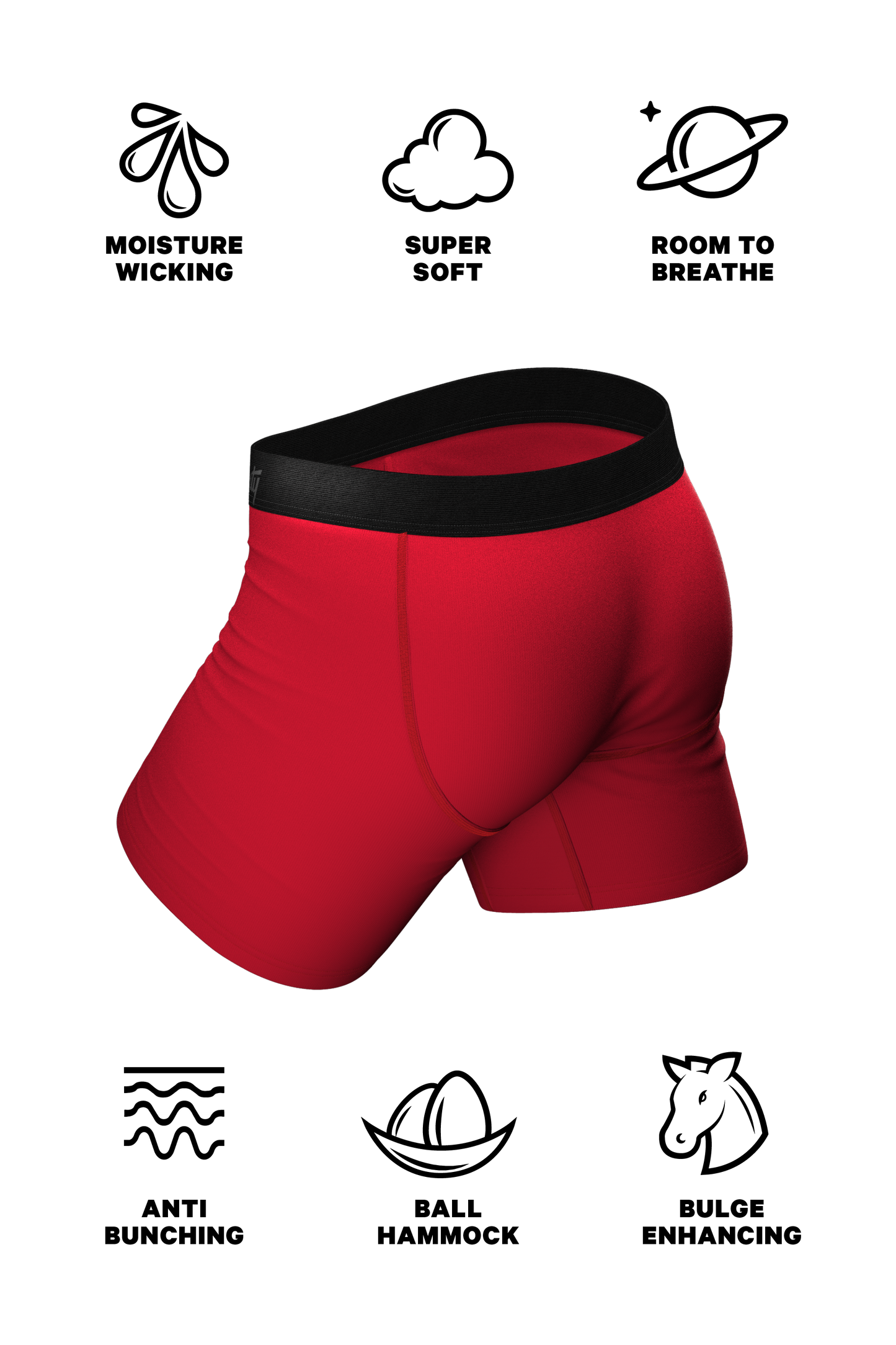 The Nutcrack-Him | Holiday Ball Hammock® Pouch Underwear With Fly