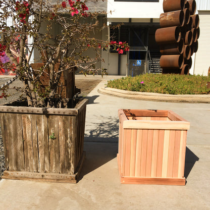 San Clemente Redwood Planter Box