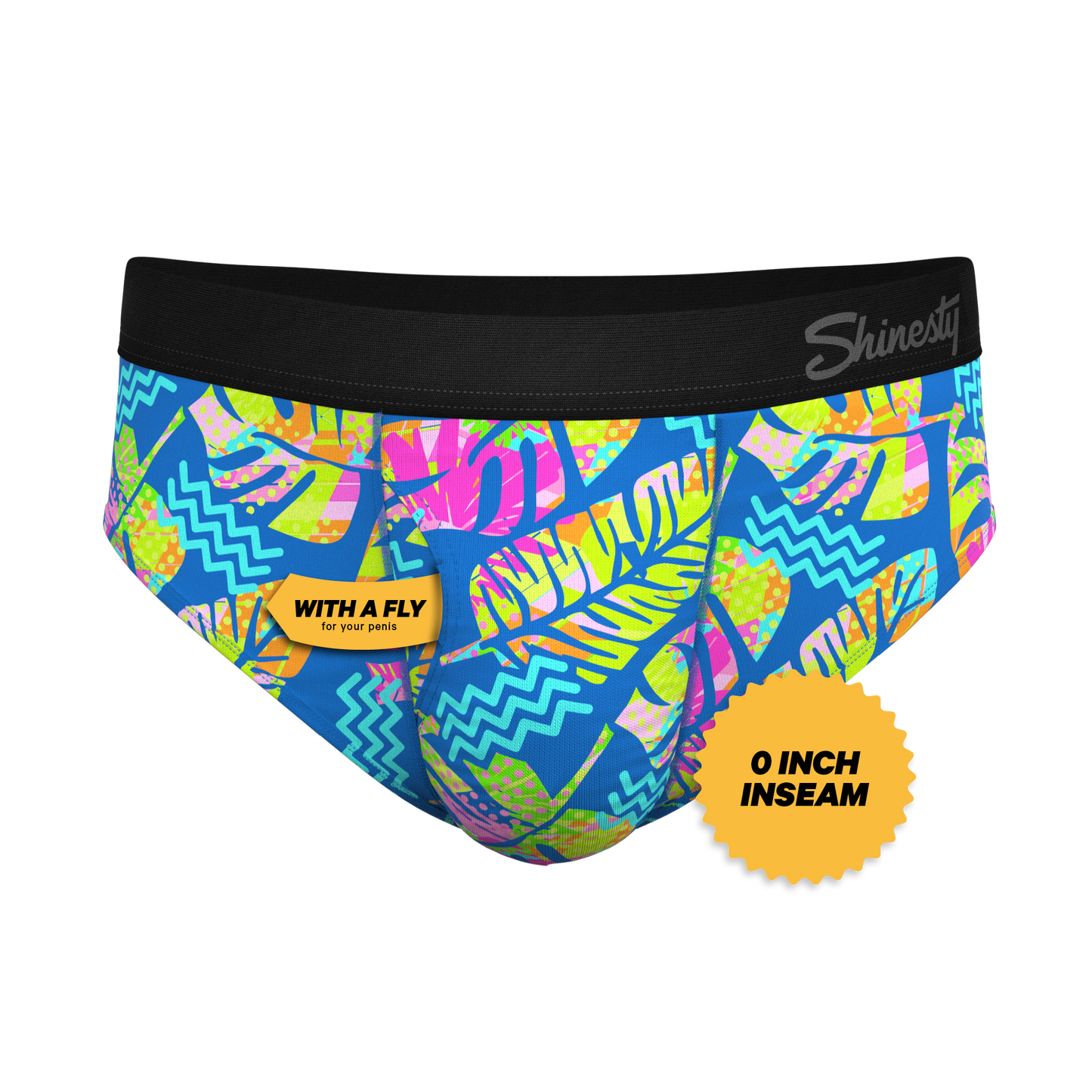 The Oahu Rendezvous | Tropical Leaves Ball Hammock® Pouch Underwear Briefs