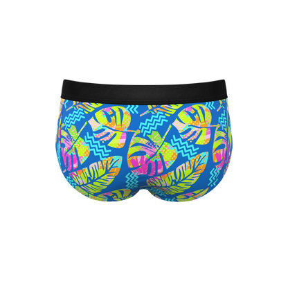 The Oahu Rendezvous | Tropical Leaves Ball Hammock® Pouch Underwear Briefs