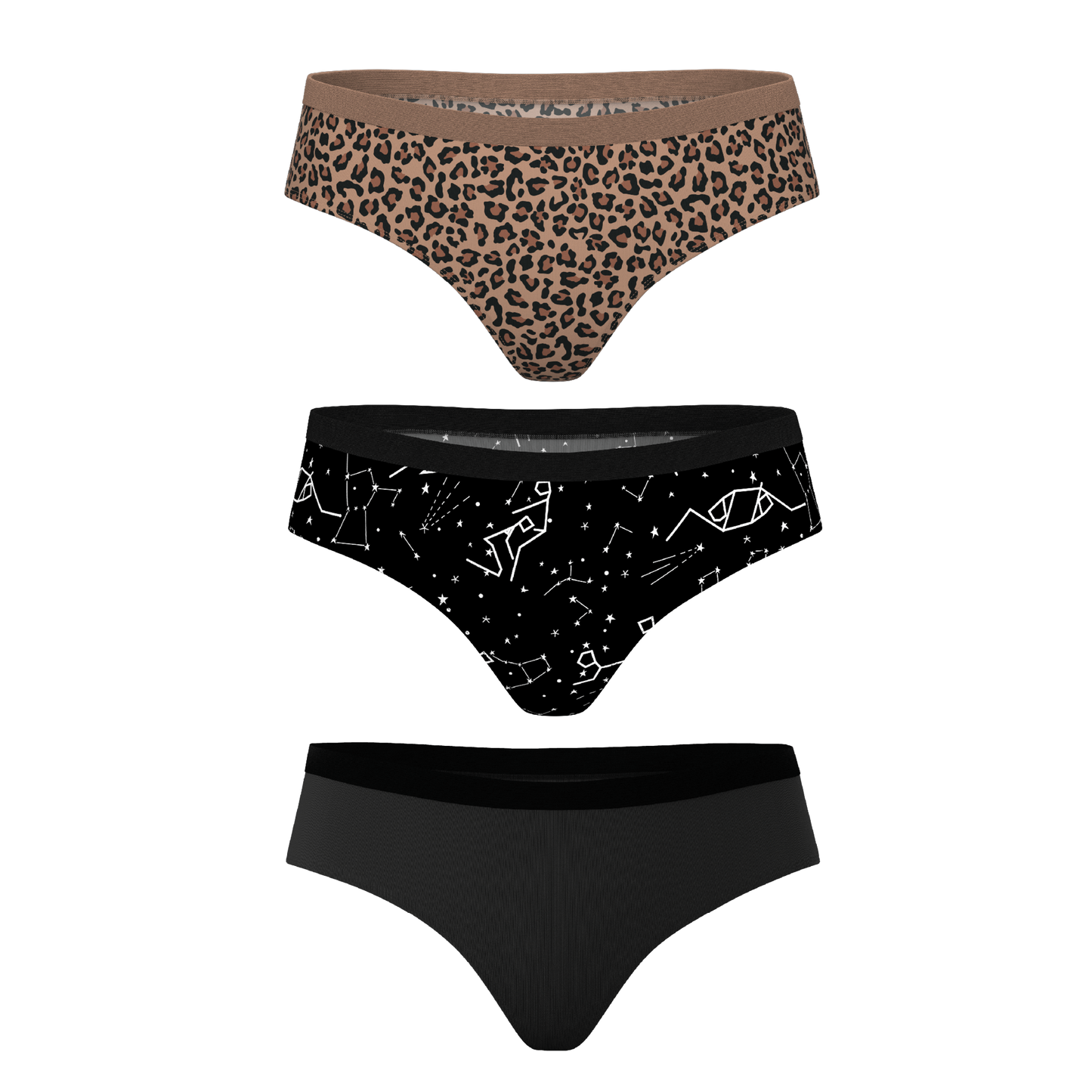 The One Of Each | Cheeky Underwear 3 Pack