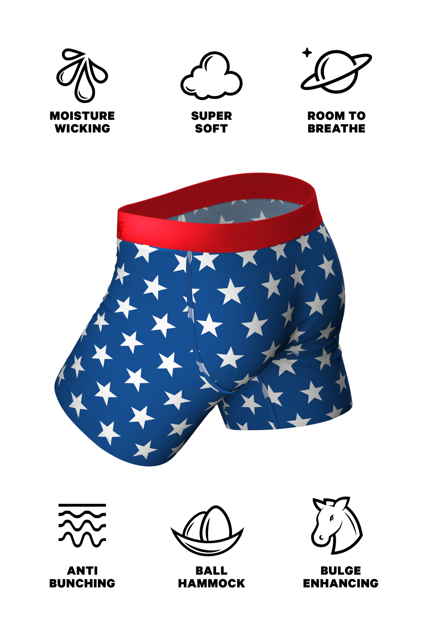 The Inferno | Torch and Flag Ball Hammock® Pouch Underwear