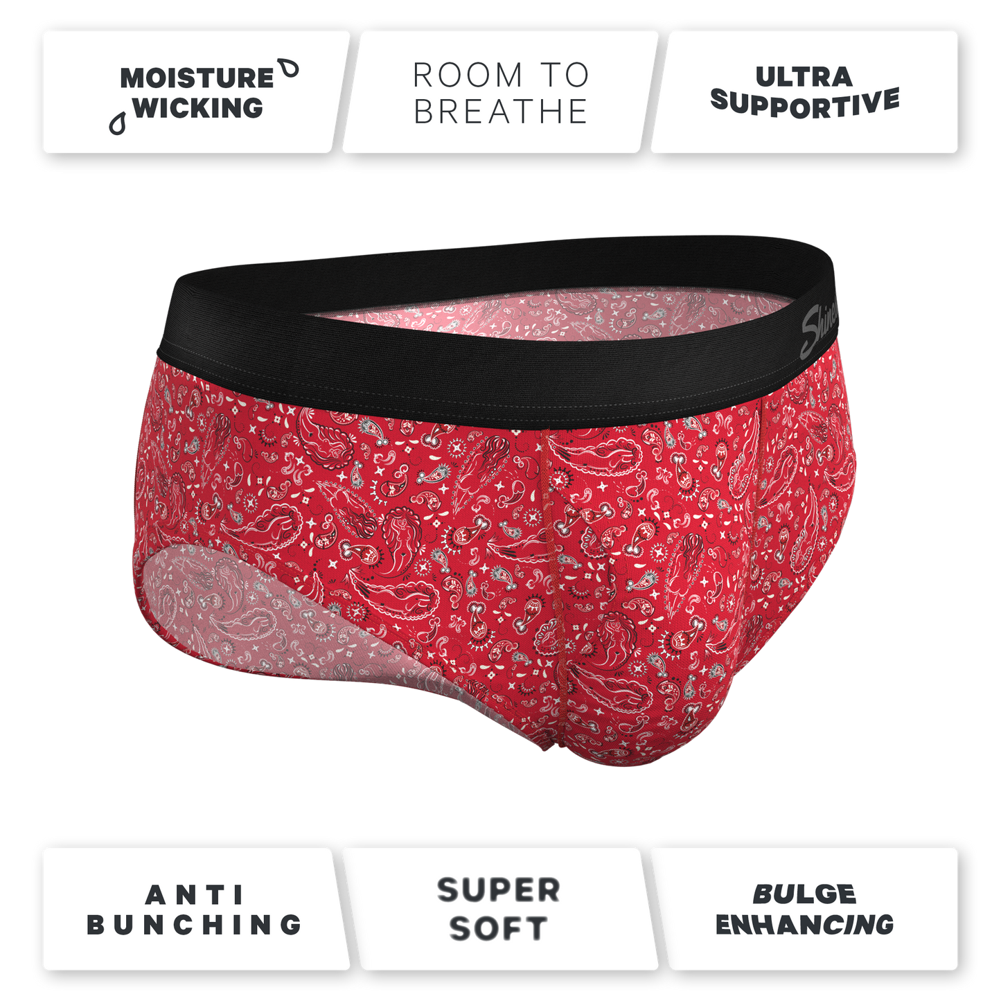 The Outlaw | Naughty Paisley Ball Hammock® Pouch Underwear Briefs