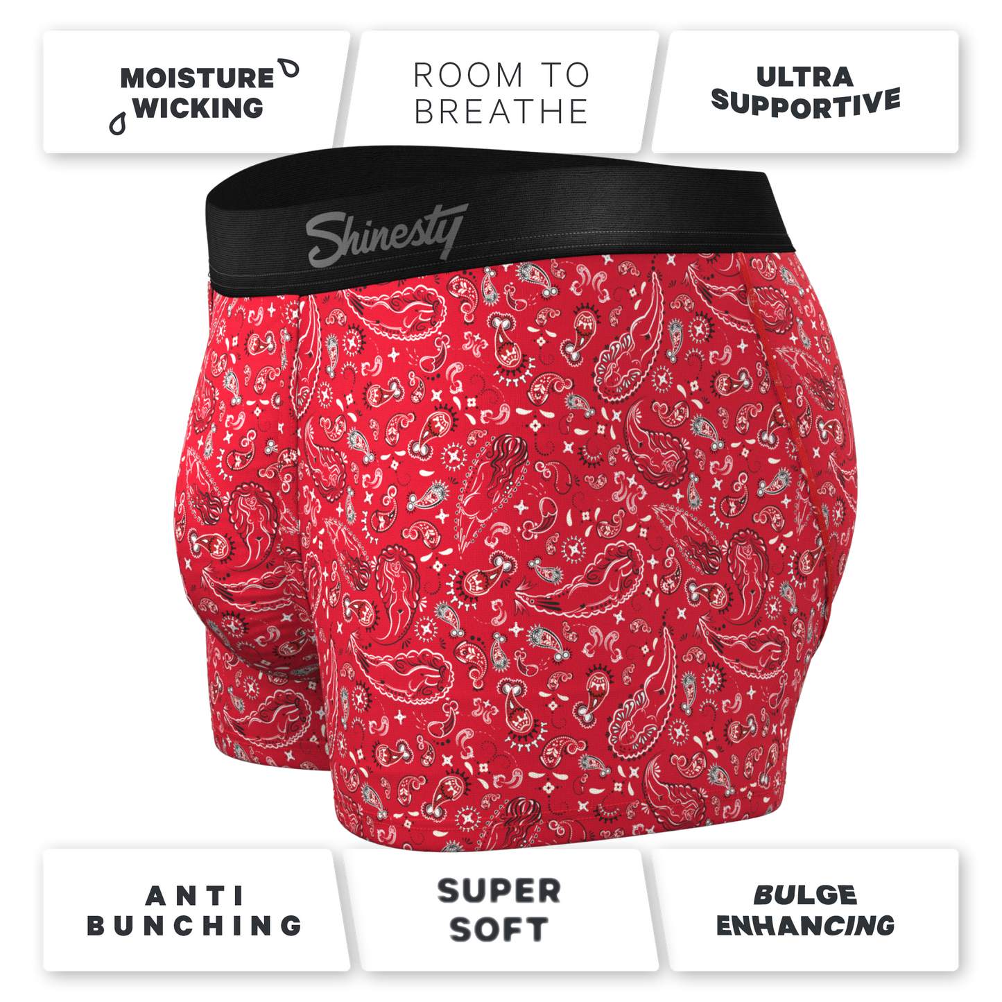 The Outlaw | Naughty Paisley Ball Hammock® Pouch Trunk Underwear