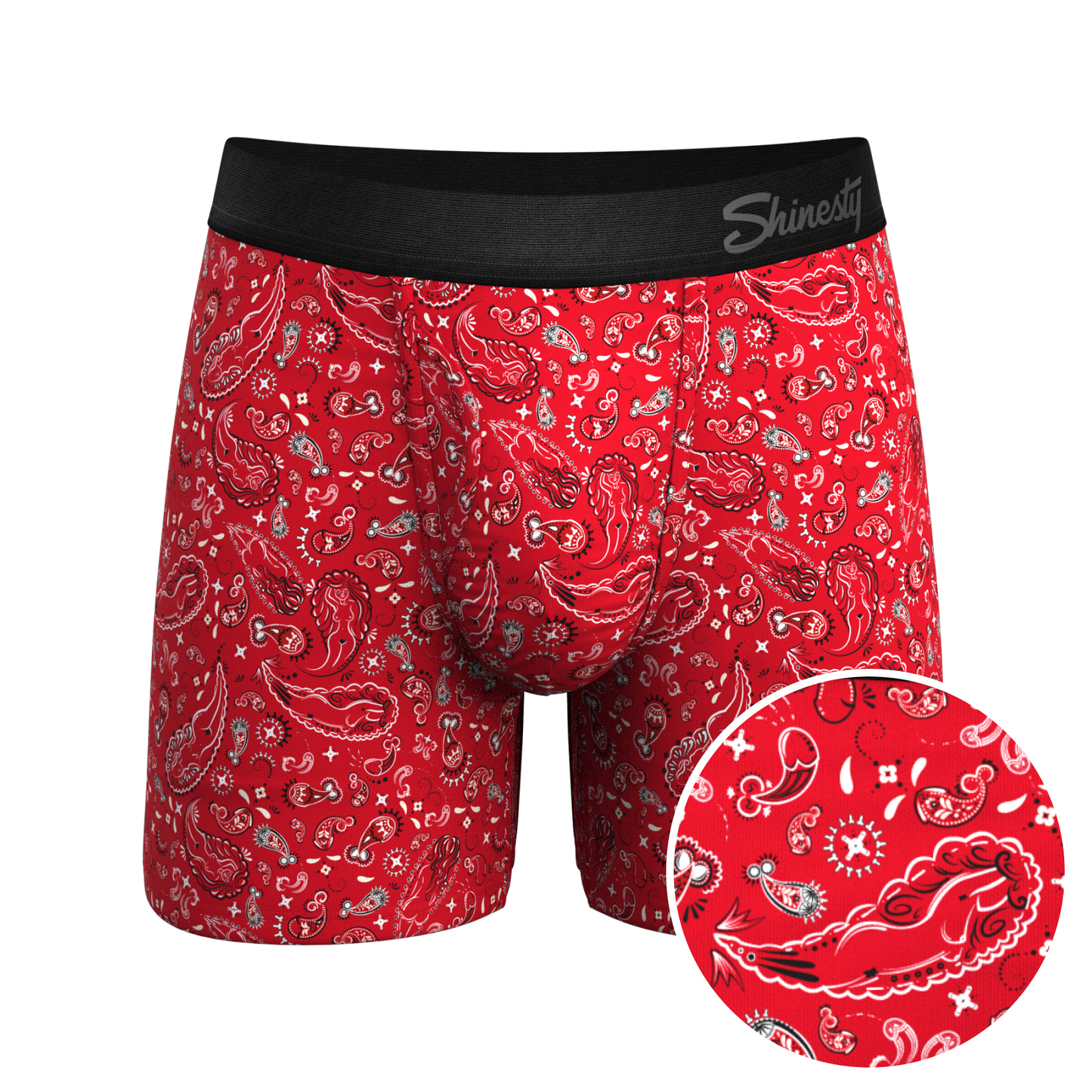 The Outlaw | Naughty Paisley Ball Hammock® Pouch Underwear With Fly