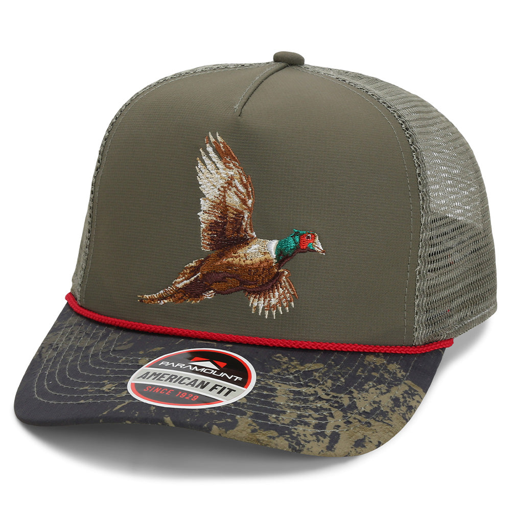 Pheasant Upland 5-Panel Trucker Rope Cap