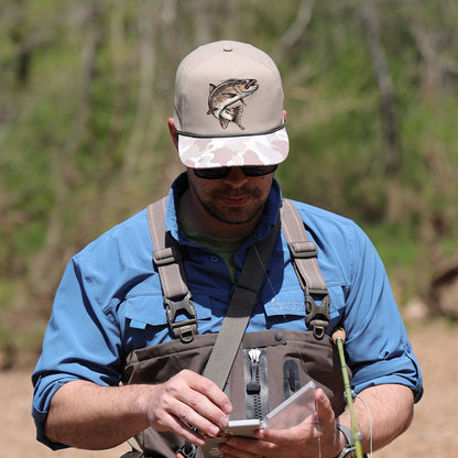 Brown Trout Rope Cap Fly Fishing 5-Panel