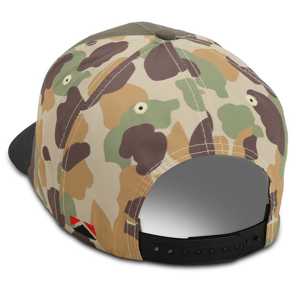 Fighting Deer Rut Cap 6-Panel Riverside Wax Cloth Visor