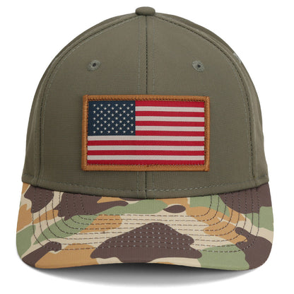 Riverside Old School Flag Cap Structured Ripstop Cap