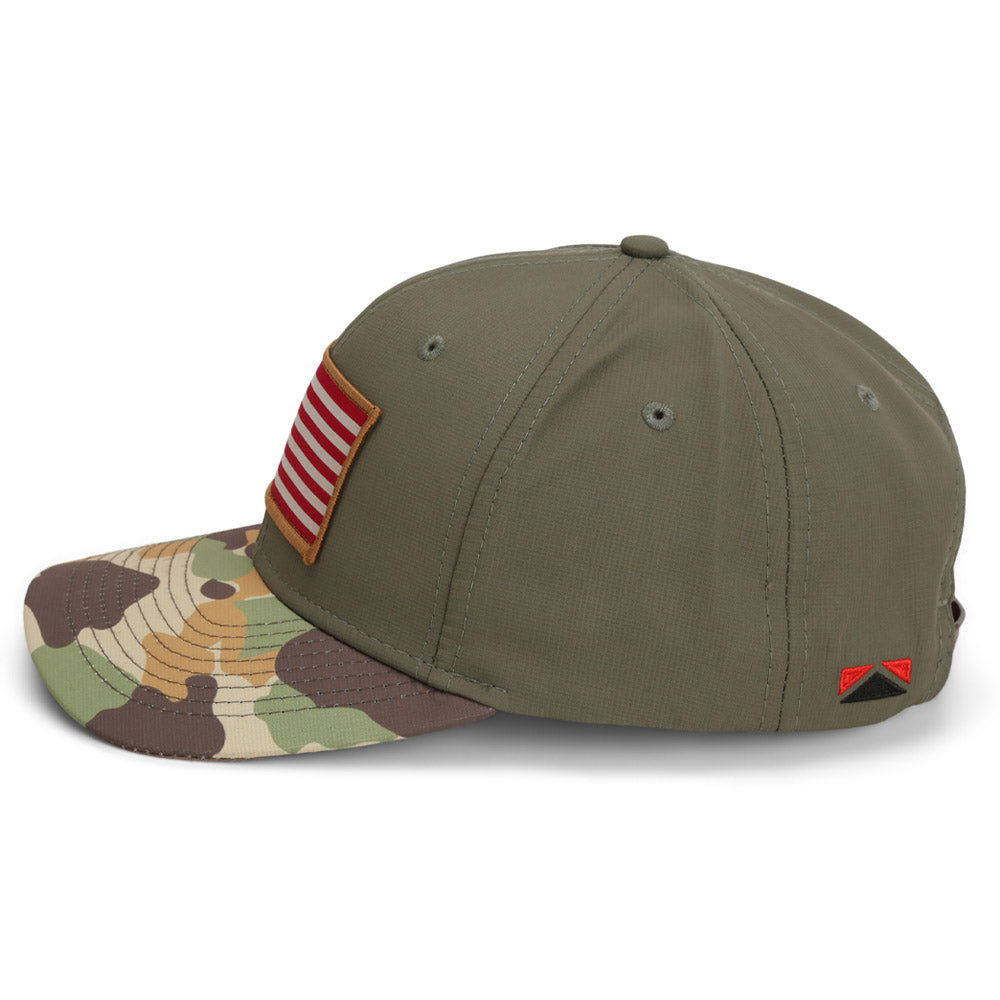 Riverside Old School Flag Cap Structured Ripstop Cap