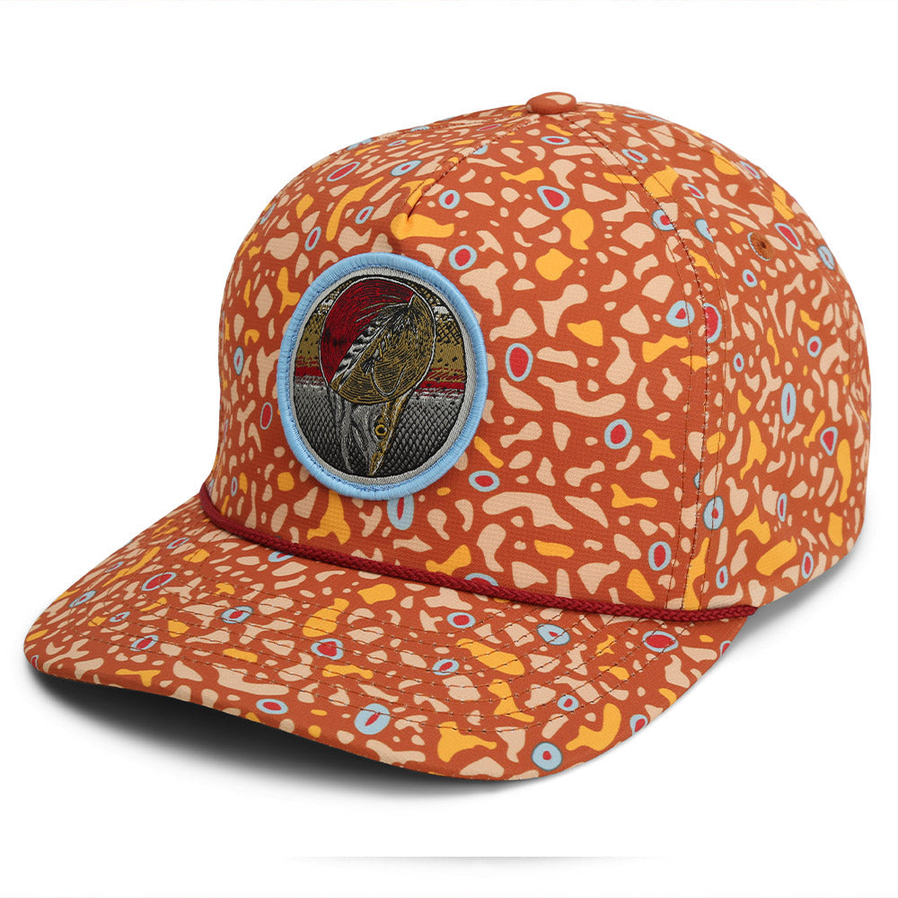 Dead Drift Fly Fishing Patch Trucker Hat Rope Cap