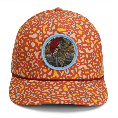 Dead Drift Fly Fishing Patch Trucker Hat Rope Cap