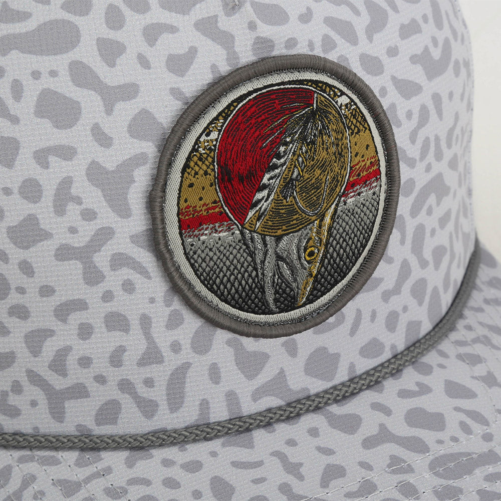 Dead Drift Fly Fishing Patch Trucker Hat Rope Cap